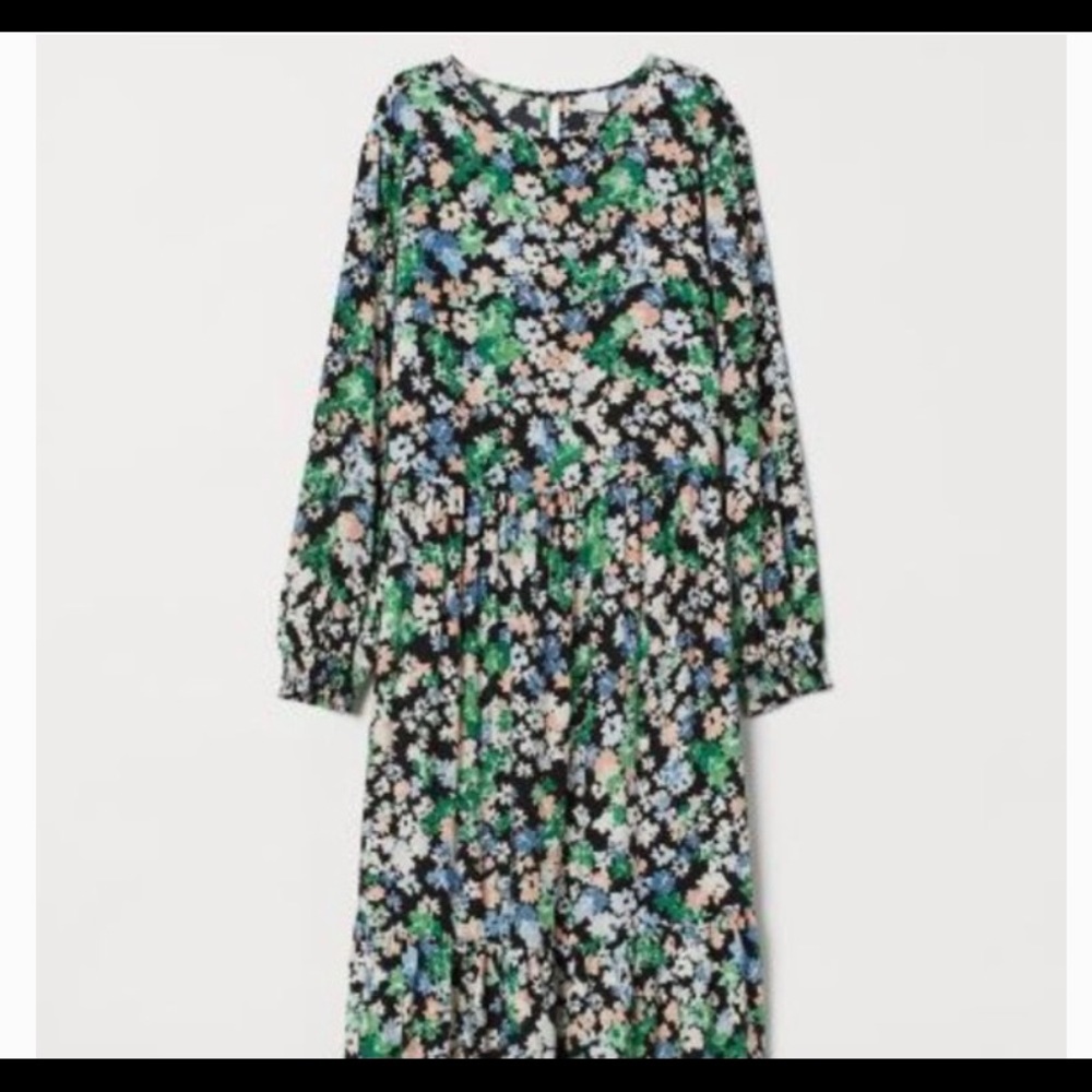 Green Floral Dress